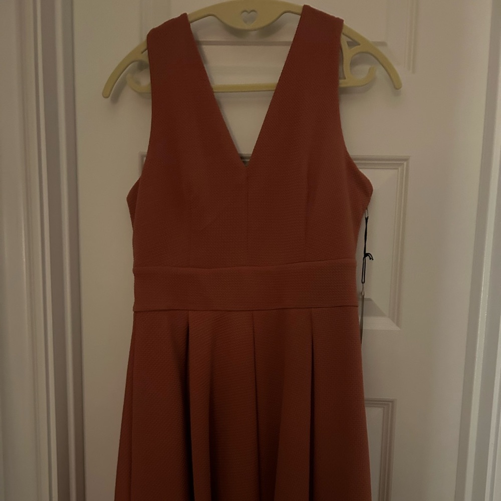 Cute fit n’ flare pink dress